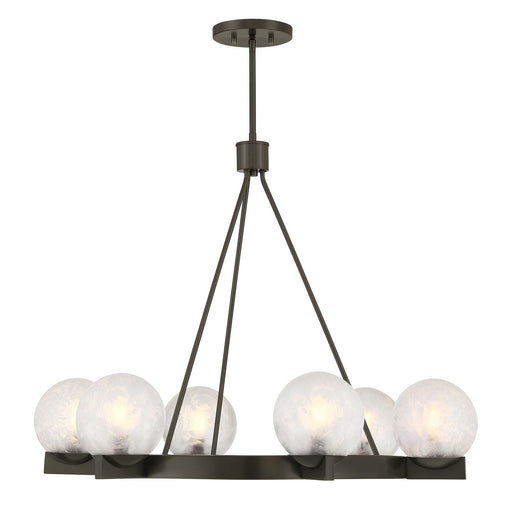 Savoy House 1-1014-6-15 Six Light Chandelier, Mediterranean Bronze