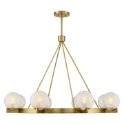Savoy House 1-1015-8-322 Eight Light Chandelier, Warm Brass