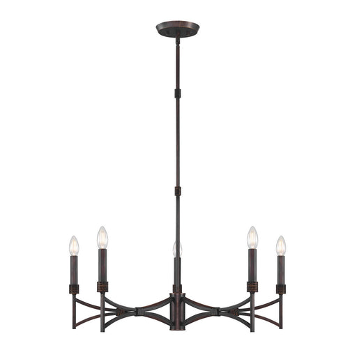 Savoy House 1-8167-5-26 Five Light Chandelier, Champagne Mist