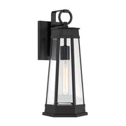 Savoy House 5-205-BK One Light Outdoor Wall Lantern, Matte Black
