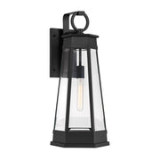 Savoy House 5-207-BK One Light Outdoor Wall Lantern, Matte Black