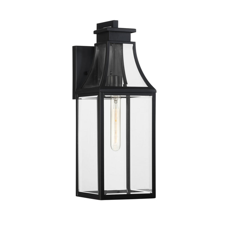 Savoy House 5-606-BK One Light Outdoor Wall Lantern, Matte Black