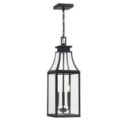 Savoy House 5-608-BK Three Light Outdoor Hanging Lantern, Matte Black