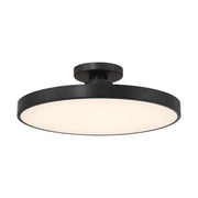 Savoy House 6-2969-1-89 LED Semi-Flush Mount, Matte Black