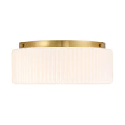 Savoy House 6-4187-4-322 Four Light Flush Mount, Warm Brass