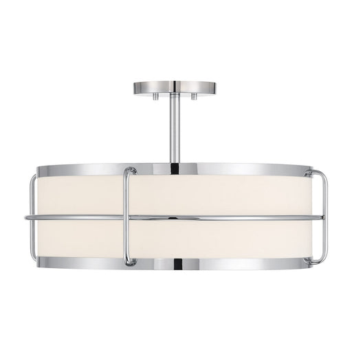 Savoy House 6-4193-4-11 Four Light Semi-Flush Mount, Chrome