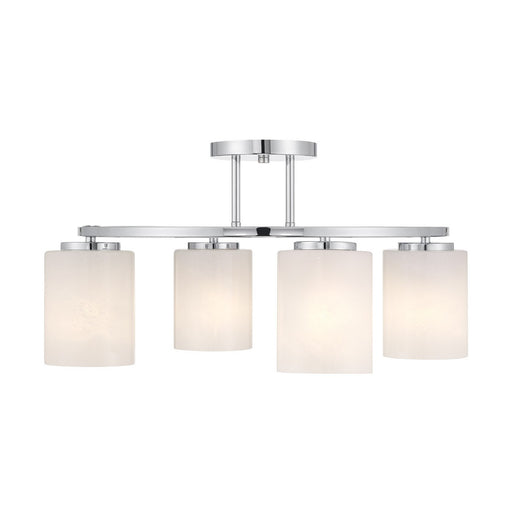 Savoy House 6-4693-4-11 Four Light Semi-Flush Mount, Chrome