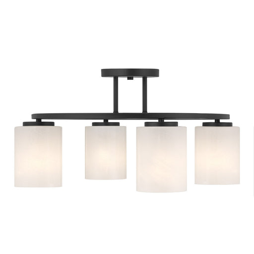 Savoy House 6-4693-4-89 Four Light Semi-Flush Mount, Matte Black