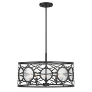 Savoy House 6-5065-5-89 Five Light Convertible Semi-Flush /Pendant, Matte Black