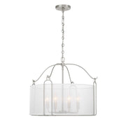 Savoy House 7-1693-4-SN Four Light Pendant, Satin Nickel