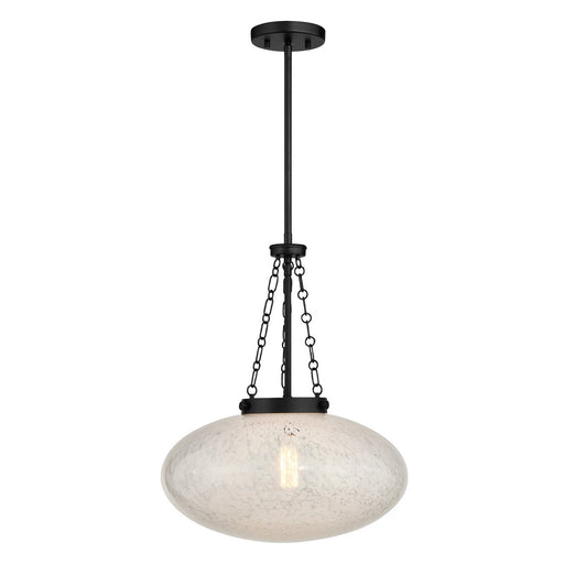 Savoy House 7-1740-1-89 One Light Pendant, Matte Black