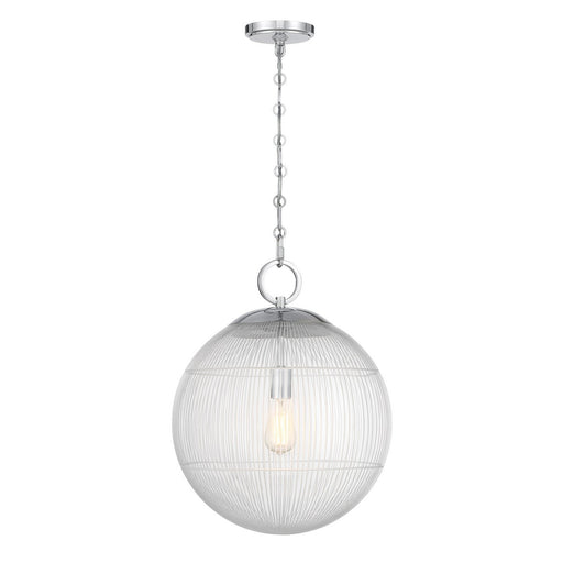 Savoy House 7-1840-1-11 One Light Pendant, Chrome
