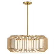 Savoy House 7-2041-4-322 Four Light Pendant, Warm Brass