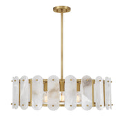 Savoy House 7-2911-5-322 Five Light Pendant, Warm Brass