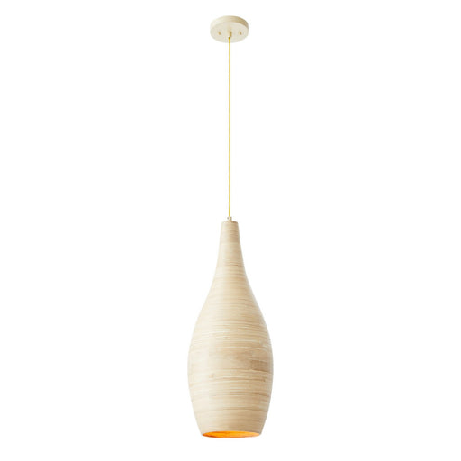 Savoy House 7-3097-1-203 One Light Pendant, Natural Bamboo