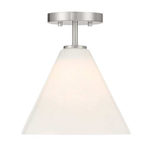 Savoy House 7-4011-1-SN One Light Mini-Pendant, Satin Nickel