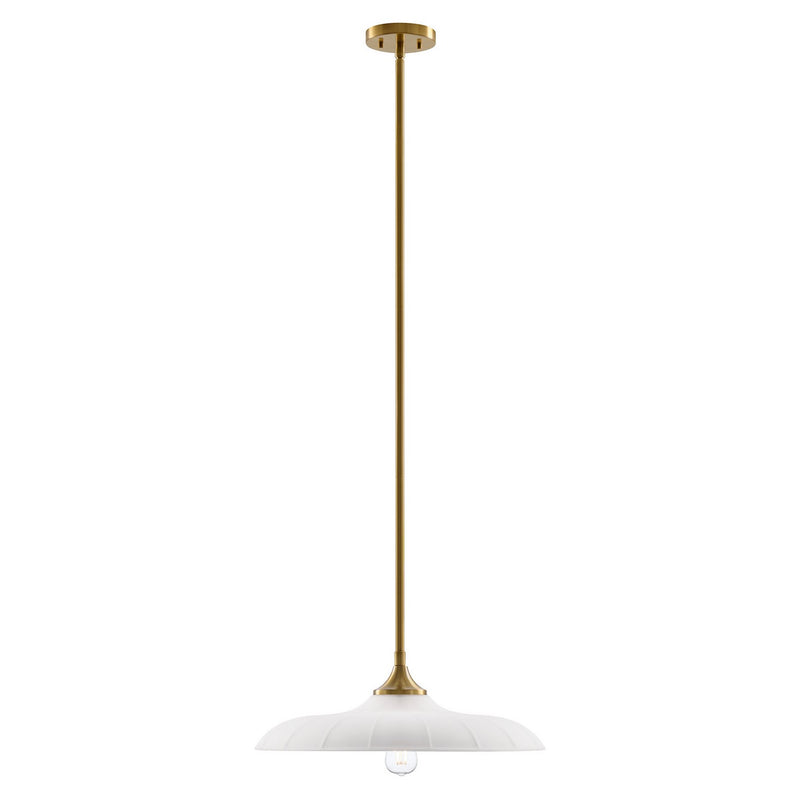 Savoy House 7-4286-1-322 One Light Pendant, Warm Brass