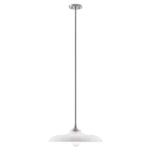 Savoy House 7-4286-1-SN One Light Pendant, Satin Nickel