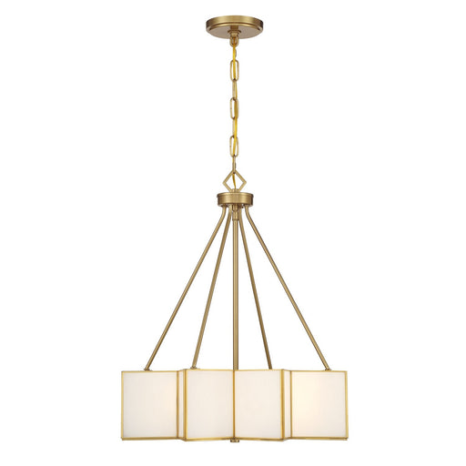 Savoy House 7-5988-3-322 Three Light Pendant, Warm Brass