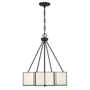 Savoy House 7-5988-3-89 Three Light Pendant, Matte Black