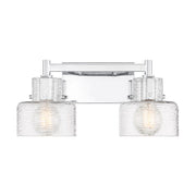 Savoy House 8-1030-2-11 Two Light Bathroom Vanity, Chrome