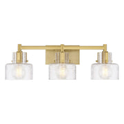 Savoy House 8-1030-3-322 Three Light Bathroom Vanity, Warm Brass