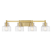Savoy House 8-1030-4-322 Four Light Bathroom Vanity, Warm Brass