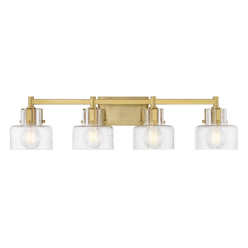 Savoy House 8-1030-4-322 Four Light Bathroom Vanity, Warm Brass