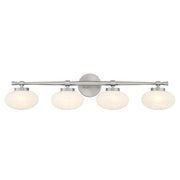 Savoy House 8-1050-4-SN Four Light Bathroom Vanity, Satin Nickel