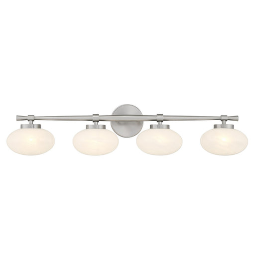 Savoy House 8-1050-4-SN Four Light Bathroom Vanity, Satin Nickel