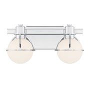 Savoy House 8-1060-2-11 Two Light Bathroom Vanity, Chrome