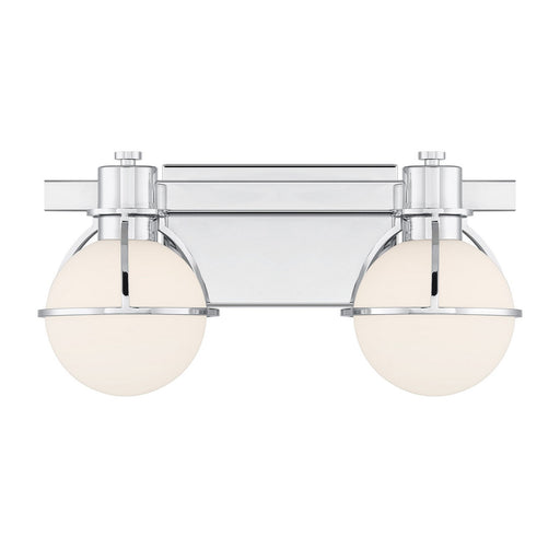 Savoy House 8-1060-2-11 Two Light Bathroom Vanity, Chrome