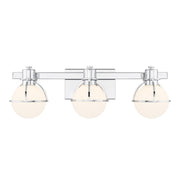 Savoy House 8-1060-3-11 Three Light Bathroom Vanity, Chrome