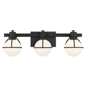 Savoy House 8-1060-3-BK Three Light Bathroom Vanity, Matte Black
