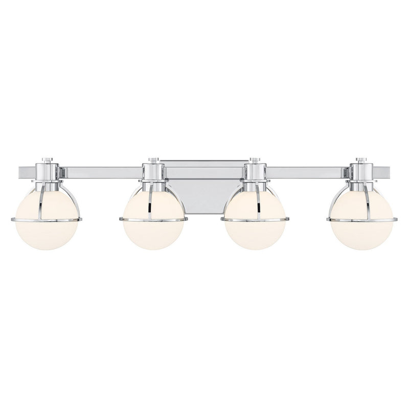 Savoy House 8-1060-4-11 Four Light Bathroom Vanity, Chrome