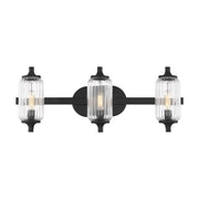 Savoy House 8-3024-3-BK Three Light Bathroom Vanity, Matte Black