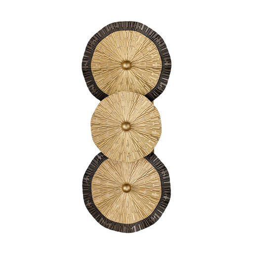 Savoy House 9-6383-2-61 Two Light Wall Sconce, Distressed Gold/Bronze