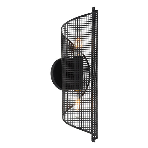 Savoy House 9-8030-2-89 Two Light Wall Sconce, Matte Black
