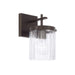 Capital Lighting 656211OR-555 One Light Wall Sconce, Oil Rubbed Bronze