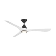 Modern Forms Fans FR-D2504-60L-MB/MW 60"Ceiling Fan, Matte Black/Matte White