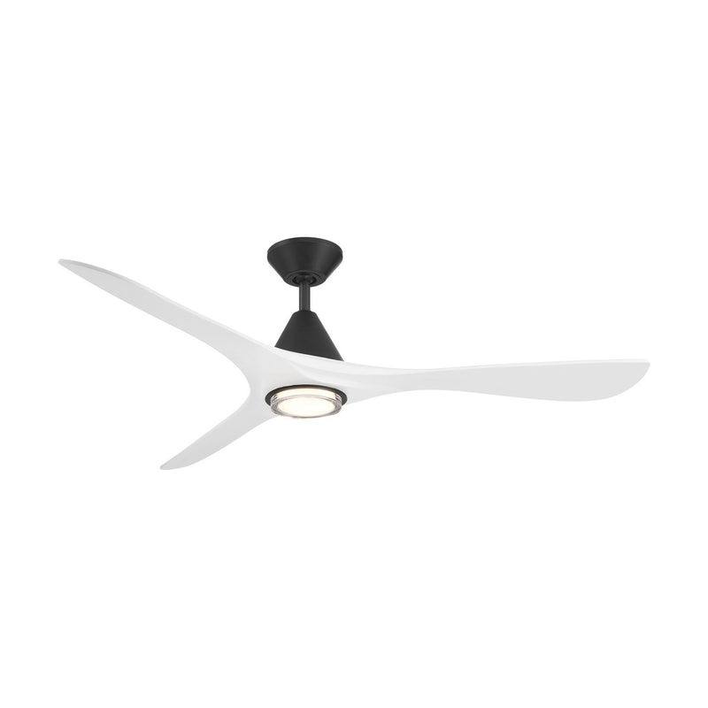 Modern Forms Fans FR-D2504-60L-MB/MW 60"Ceiling Fan, Matte Black/Matte White
