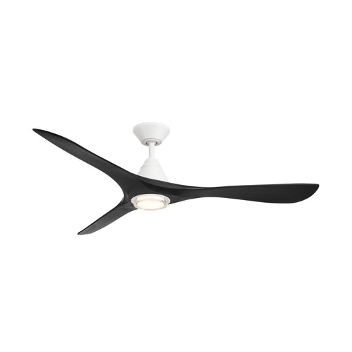 Modern Forms Fans FR-D2504-60L-MW/MB 60"Ceiling Fan, Matte White/Matte Black