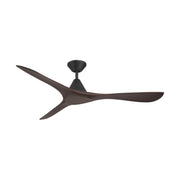 Modern Forms Fans FR-D2504-60-MB/DW 60"Ceiling Fan, Matte Black/Dark Walnut