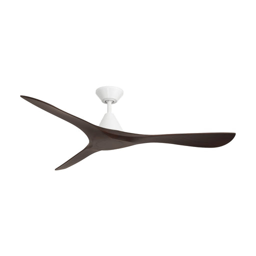 Modern Forms Fans FR-D2504-60-MW/DW 60"Ceiling Fan, Matte White/Dark Walnut