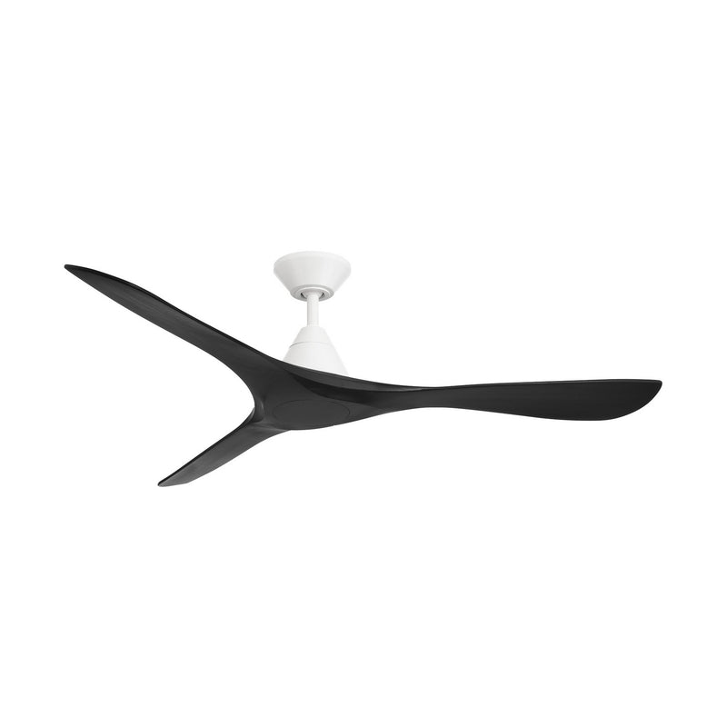 Modern Forms Fans FR-D2504-60-MW/MB 60"Ceiling Fan, Matte White/Matte Black