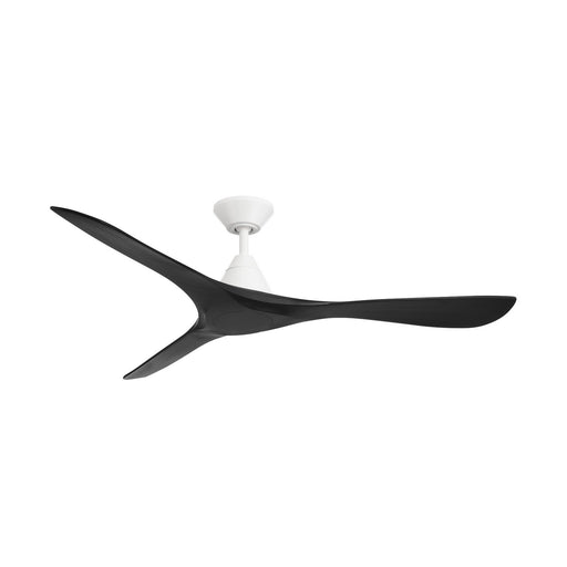 Modern Forms Fans FR-D2504-60-MW/MB 60"Ceiling Fan, Matte White/Matte Black