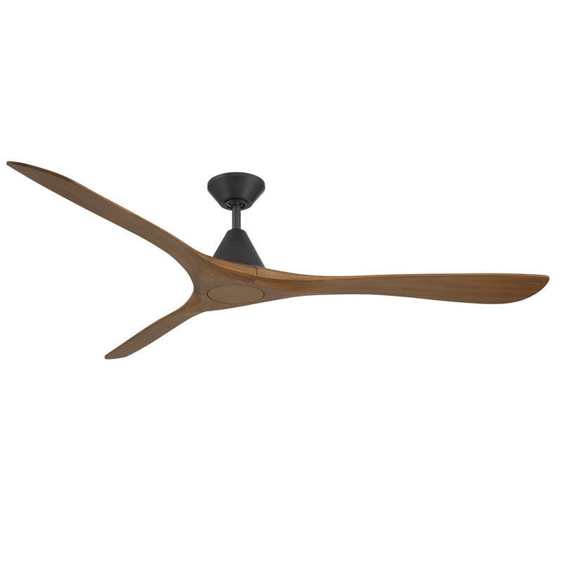 Modern Forms Fans FR-D2504-72-MB/DK 72"Ceiling Fan, Matte Black/Distressed Koa