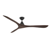 Modern Forms Fans FR-D2504-72-MB/DW 72"Ceiling Fan, Matte Black/Dark Walnut