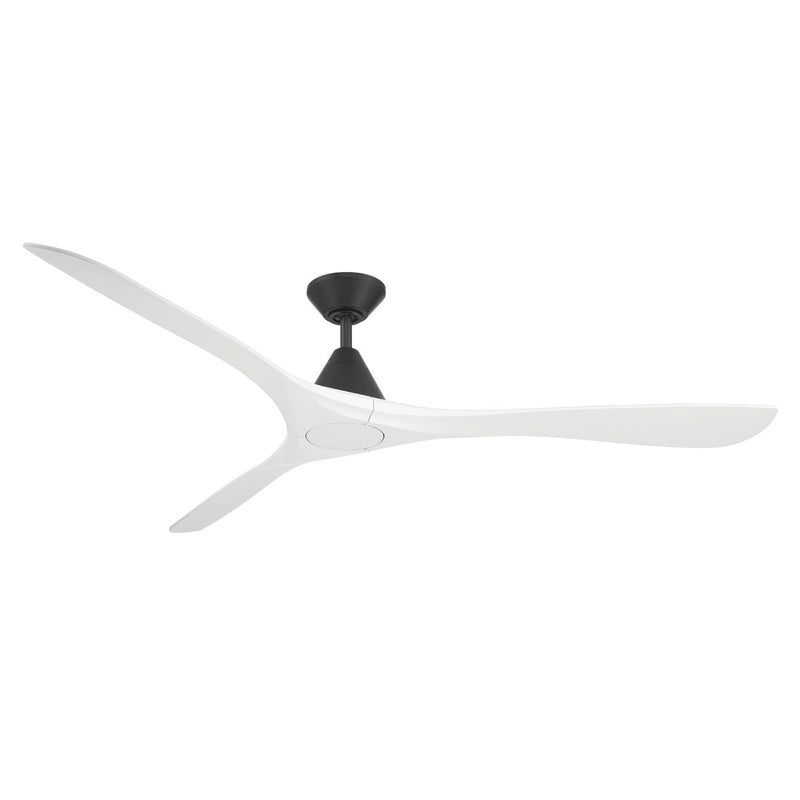 Modern Forms Fans FR-D2504-72-MB/MW 72"Ceiling Fan, Matte Black/Matte White