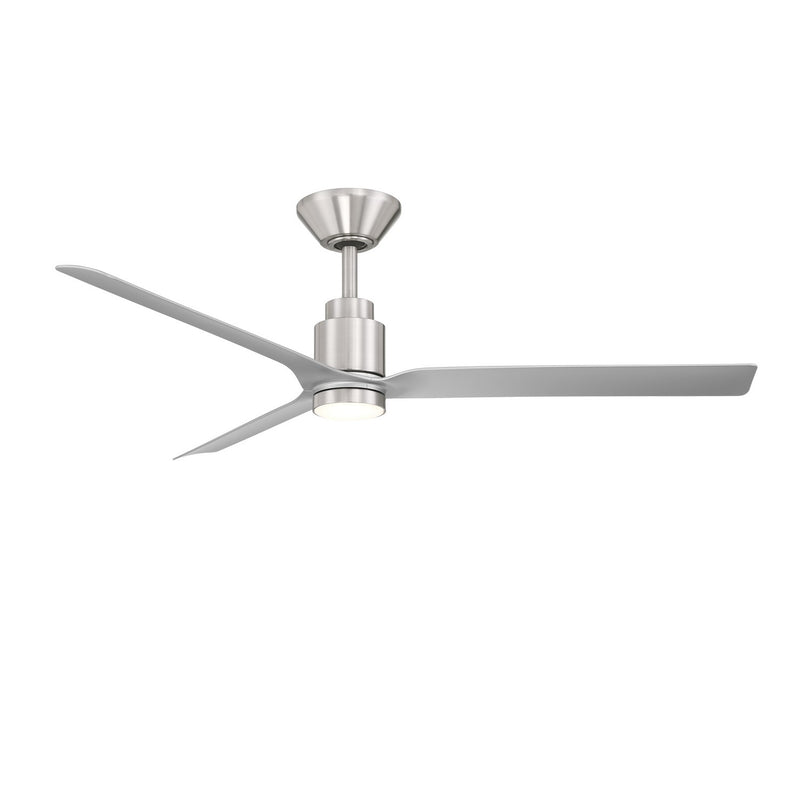 Modern Forms Fans FR-W2502-52L-BN/SL 52"Ceiling Fan, Brushed Nickel/Silver